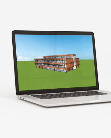 IESVE Mockup on laptop