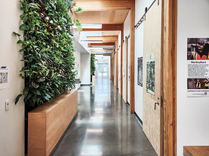 Chemeketa Community College hallway