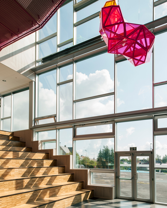 Mesterfjellet Skole innvendig fasade