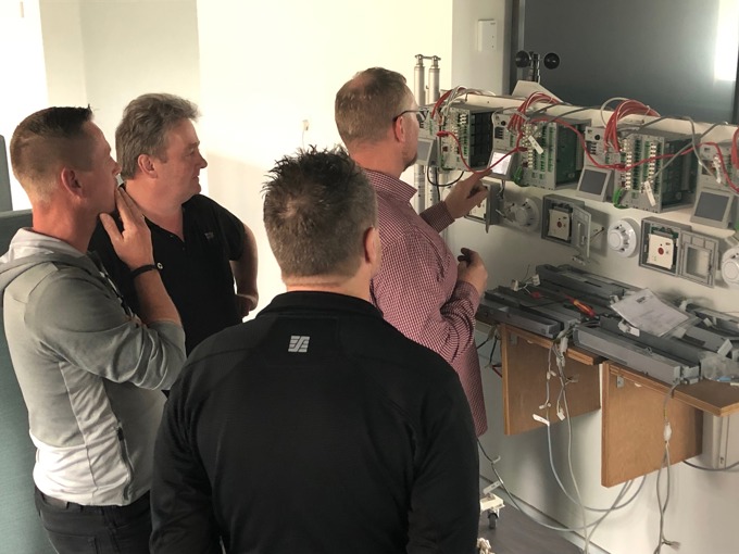 Smoke panel service training