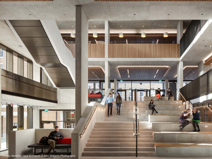 UCL Student Centre Interior Atrium