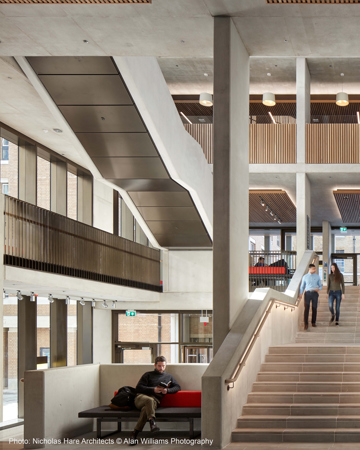 UCL Student Centre Interior Atrium