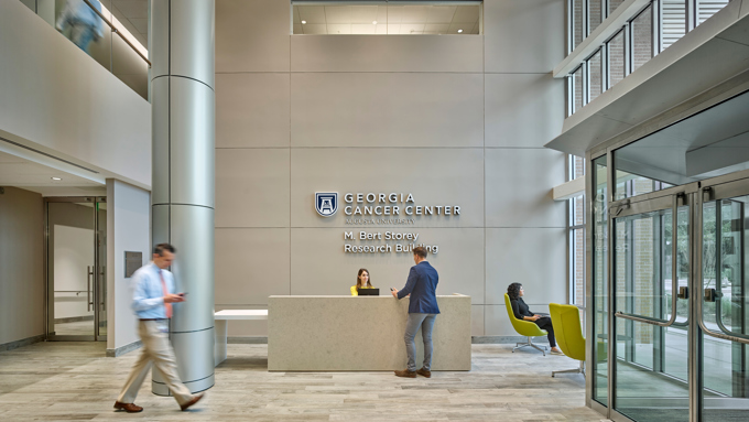 Augusta U. Cancer Center reception
